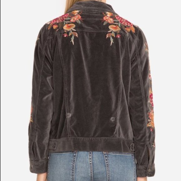 Johnny Was Sterling Velveteen Jacket Size Small - Picture 2 of 7